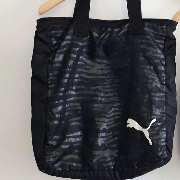 Puma Zebroc Black White Tote Bag - Picture 3 of 16